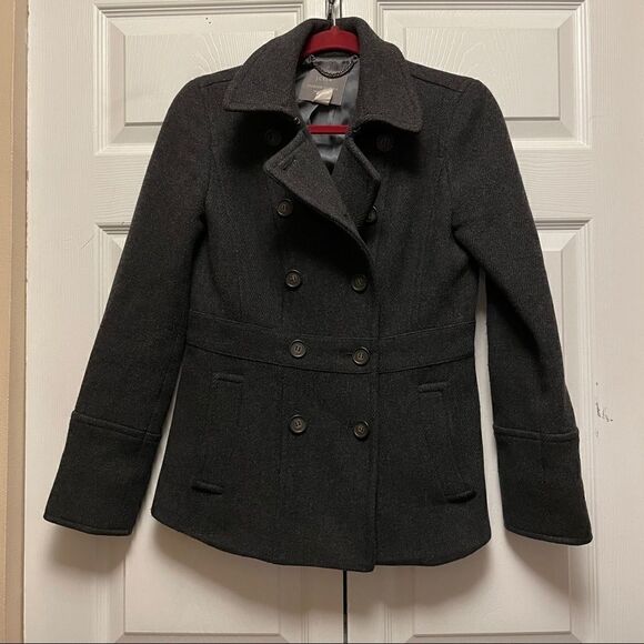 J. Crew Stadium Cloth Nello Gori Peacoat - Picture 1 of 6